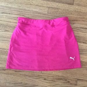 Hot Pink Magenta Puma Tennis Skirt XS